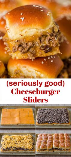 Cheeseburger Sliders are juicy, cheesy and beefy - everything we love about classic burgers! These sliders are quick and easy plus they are make-ahead and reheat really well. Family Easy Dinner Ideas, Chilly Day Recipes, Side Meal Ideas, Easy Dinner Recipes For Two Beginner, Quick And Easy Dinner Recipes For Family Kids Picky Eaters, Good Health Meals, Dinner For Monday Night, Cheap Supper Ideas Budget, Cheap Food Recipes Groceries Budget