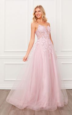 Nox Anabel T449 Blush Floral Ball Gown, Tulle Dress Long, Organza Gowns, Prom Ball Gown, Fashion Gowns, Embellished Gown, Bridesmaid Dresses Prom, Beaded Bodice, A Line Prom Dresses