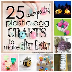 25 unexpected plastic egg crafts to make after easter