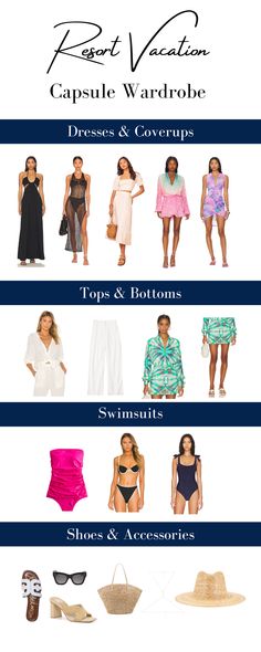 We’ve created the resort capsule wardrobe of your dreams! Are you ready to soak up the sun, feel the ocean breeze in your hair and the sand between your toes? @basiarestrepo [summer airport outfit travel style, what to wear on a plane, airport look summer, airport outfit summer, summer vacation necessities, cute vacation outfits, summer vacation, beach nails 2023, summer capsule wardrobe 2023, chic capsule wardrobe, all year capsule wardrobe] Capsule Wardrobe All Year, Vacation Beach Nails, Resort Capsule Wardrobe, Airport Look Summer, Beach Nails 2023, All Year Capsule Wardrobe, Year Capsule Wardrobe, Summer Airport Outfit Travel Style, Summer Vacation Necessities