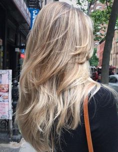 Long Layered Hair, Layered Haircuts For Women, Layered Curly Hair, Vlasové Trendy, Long Blonde, Haircuts For Long Hair