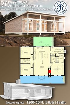 the floor plan for a house with two levels and an attached bathroom, living room and bedroom