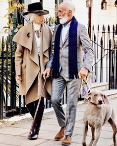 Vieux Couples, Konst Designs, Older Man, Stylish Couple, An Old Man, Advanced Style, Ageless Style, Ageless Beauty