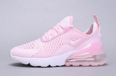 Womens Winter Nike Air Max 270 Flyknit Sneaker Cherry pink white AH6789-601 Buty Marki Nike, Pink Nike Shoes, Basket Style, Sneakers Fashion Outfits, Pink Nikes, Womens Winter, Nike Air Max 270, Air Max 270