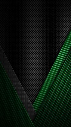 a green and black background with lines