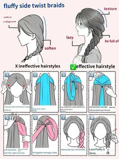 the instructions for how to braid hair