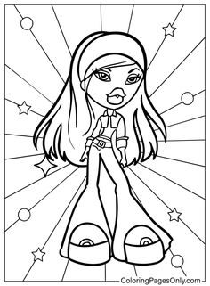 54 Bratz Coloring Pages - ColoringPagesOnly.com