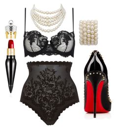 "Sexy undergarment" by stellarose81 ❤ liked on Polyvore featuring La Perla, Triumph, Christian Louboutin and Christian Dior Black Lingerie, History Of Art, Cute Lazy Outfits, Princess Outfits, Fashionista Clothes, Lingerie Outfits, Really Cute Outfits, Beautiful Lingerie, Girly Fashion