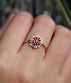 Purple Wedding, Diamond Wedding Jewelry, Engagement Ring Rose Gold, Ruby Engagement Ring, Rose Engagement Ring, Schmuck Design, Ring Design, Gold Jewelry Fashion, Gold Engagement Rings