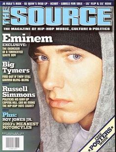 a magazine cover with a young man wearing a hoodie on it's front