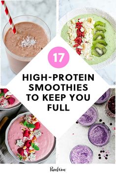 high protein smoothies to keep you full