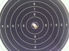 an image of a target with numbers on it