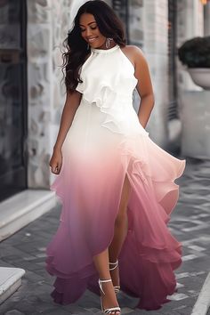 Xpluswear Queen Latifah Dress, Outside Wedding Guest Outfit, Summer 2024 Plus Size Outfits, What To Wear To A Beach Wedding, Beach Formal Wedding Guest, Elegant Midi Dress Wedding, Summer Maxi Dress Outfit, Graduation Dress For Mom, Casual Wedding Outfit Guest