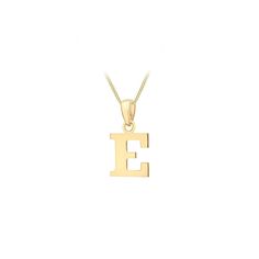 Letter 'E' Pendant in 9K Gold Cursive E, Dope Jewelry Accessories, Dope Jewelry, Letter S, Gold Pendant, Pendant Jewelry, Jewelry Accessories, Pendant