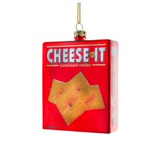 Cheese It Box Christmas Ornament Cheese It Crackers, 2022 Ornaments, Cody Foster, Old World Christmas Ornaments, Food Ornaments, Christmas Tree Stand, Old World Christmas, Holiday Decor Christmas, Ball Ornaments