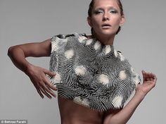 Living Clothing Wearable Technology Clothing, 3d Printed Dress, Printed Clothes, 3d Printing Fashion, 3d Printing News, 3d Fashion, Technology Fashion, 3d Printing Technology, Impression 3d