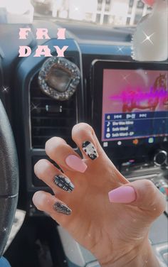 Sparkly Western Nails, Trendy Western Nails, Western Nails 2023, Red Nails Western, Morgan Wallen Nails Acrylic, Western Pink Nails, Western Valentine Nails, Western Spring Nails, Western Almond Nails