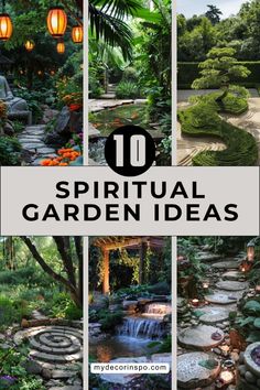 Elevate your mindfulness practice with these spiritual garden ideas. Learn how to incorporate elements like outdoor Zen gardens, water fountains, and meditation benches to create a calming environment. Zen Water Fountains Outdoor, Zen Garden Waterfall, Zen Garden Pattern, Meditation Space Outdoor, Meditation Garden Ideas, Meditation Room Ideas, Outdoor Zen Garden, Zen Water Fountain