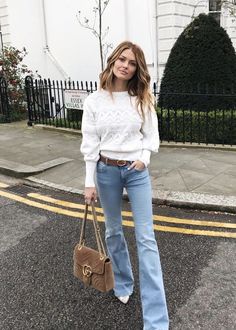 Look Hippie Chic, Look Casual Chic, Jeans Outfit Winter, Basic Fashion, Look Casual, Mode Style, Fall Winter Outfits, Mode Outfits