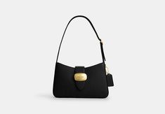 Eliza Shoulder Bag | COACH OUTLET Eliza Shoulder Bag Coach, Coach Eliza Bag, Everyday Bags For Women, Ginger Soda, Everyday Shoulder Bag, Shoulder Bag Coach, Sustainable Bag, Leather Shoulder Bags, Coach Outlet