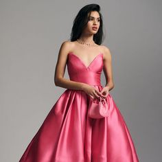 Evening Dresses, High Low Gown, New Yorker, Evening Dress, High Low, High & Low, Apparel Accessories, Vibrant Colors, V Neck