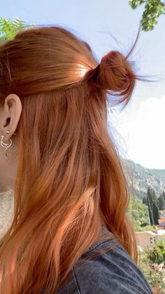 Auburn Orange Hair Color, Cool Ginger Hair Color, Hairstyles For Orange Hair, Spring Ginger Hair, From Brown To Ginger Hair, Arctic Fox Hair Dye Ginger Spice, Orange Hair Styling, 7.40 Hair Color, Ginger Shades Hair Colors