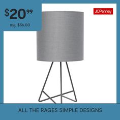 a table lamp with the price tag 20 % off for $ 25 99 or more