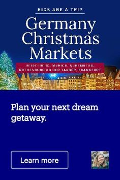 the german christmas markets website is shown