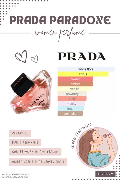 💕 Ready to experience the allure of Prada Paradoxe? Click to purchase this stunning perfume and elevate your fragrance collection today!

#PradaParadoxe #LuxuryFragrance #PerfumesForWomen #ElegantScent Prada Paradoxe Perfume, Prada Perfume Women, Prada Perfume, Perfumes For Women, Popular Perfumes, Best Fragrances, Luxury Fragrance, Fragrance Collection, Clean Girl