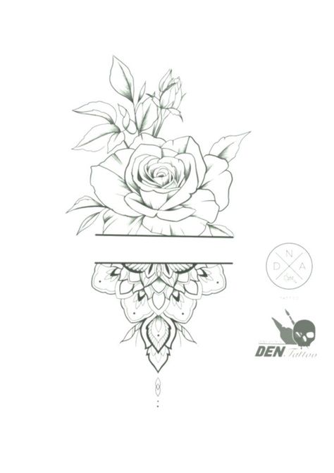 Drawing Beginners, Tato Mandala, Biomechanical Tattoo Design, Winter Tattoo, Grey Farmhouse Kitchen, Dna Tattoo, Beginners Drawing, Tato Lengan, Flower Tattoo Drawings