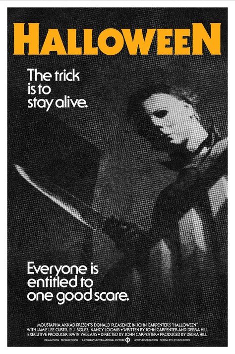 Halloween Movie 1978, Halloween 1978 Poster, Michael Myers Movies, Halloween Movie Poster, Poster Horror, Mondo Posters, John Carpenter Halloween, Donald Pleasence, Halloween 1978