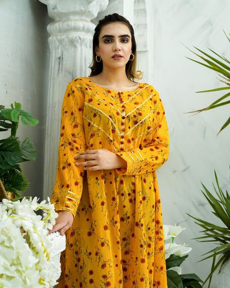 Mango dolly lawn dress style with gotta work on frock. Shop now. In online store 📷 @art_creation_photography_ Eid 2024 Shop our latest collection ready to wear elegant design Available now on www.sumadcloset.com #dress #summercollection2024 #eidfestive #pakistanidress #easternwear #westerwear #ootd #frock #designercollection #readytowear #FashionDaily #DressGoals #InstaDress #FashionAddict #DressUp #StyleGoals #DressObsessed #FashionForward #fashion #style #frock Lawn Frock Design 2024, Lawn Frock Design, Wester Wear, Lawn Frock, Lawn Frocks, Eid 2024, Gotta Work, Lawn Dress, Designer Dresses Casual