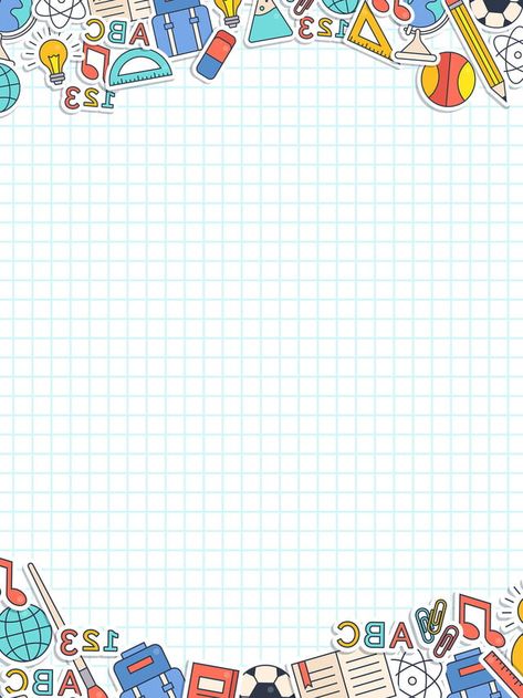 Happy School Season Theme Background Math Theme Background, School Theme Background, Pngtree Background, School Animation, Study Background, Back To School Background, Fresh Wallpaper, Math Wallpaper, Background School