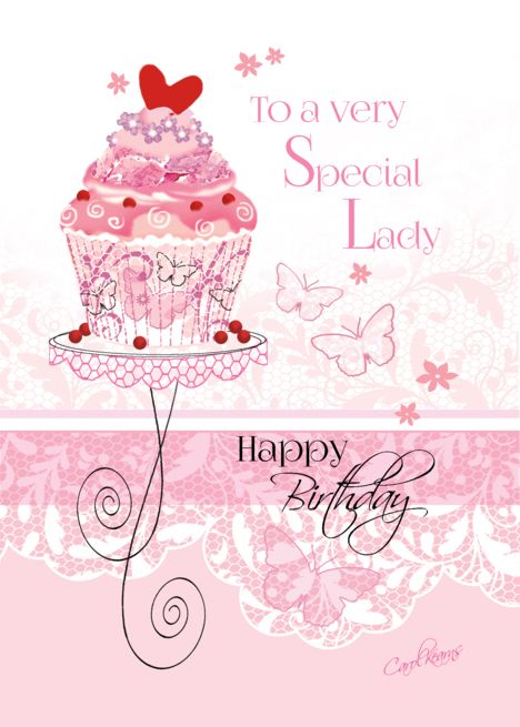 Valentines Cupcakes, Birthday Wishes And Images, Grandma Birthday, Pink Cupcakes, Wedding Card Templates, Valentines Day Birthday, Birthday Pictures, Card Illustration, Daughter Of God