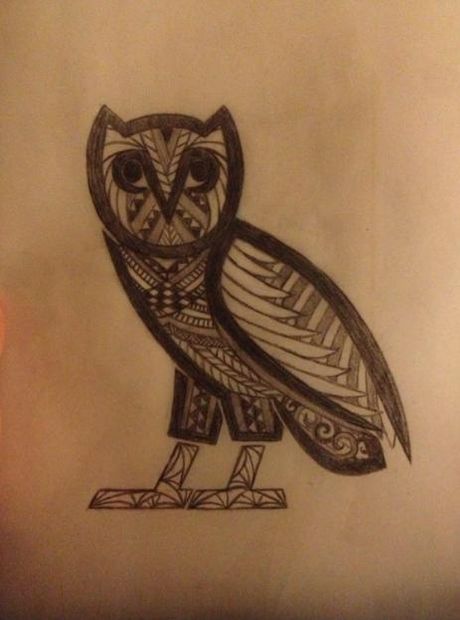 Ovo Tattoo, Drake Ovo Owl, Owl Eye Tattoo, Drake Ovo, Owl Mask, Birthday Tattoo, Owl Eyes, Tattoo Art Drawings, Best Sleeve Tattoos