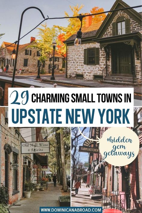 29 Charming Small Towns in Upstate New York State + Hidden Gem Getaways Upstate New York Fashion, Upstate New York Farmhouse, Winter In Upstate New York, Places To Visit In New York State, Hiking Upstate New York, Northern New York, New York Adventures, Rural New York, Upstate New York Bachelorette Party