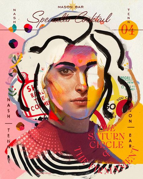 Graphic Design Collage, Poster Grafico, Portraits Illustrés, Posters Conception Graphique, Illustration Design Graphique, Art Du Croquis, Poster Graphic Design, L'art Du Portrait, Art Du Collage