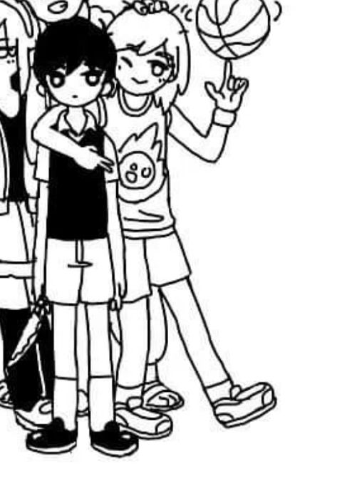 Suntan Omori Official Art, Sunny And Kel Official Art, Sunny And Kel, Omari Au, Omori Suntan, Indie Game Art, You Mean The World To Me, Kissing Him, Sun Tan