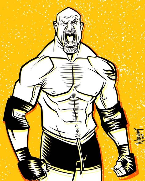 Goldberg by nolanium Wwe, Wwe Coloring Pages, Wwe Art, Caricatures, Pro Wrestling, Graphic Poster, Retro Style, Retro Fashion, Spiderman