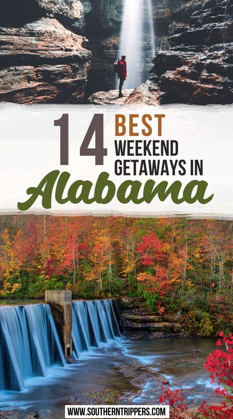 Alabama Travel Guide, Day Trips In Alabama, Road Trip Alabama, Best Places To Visit In Alabama, What To Do In Alabama, Weekend Getaway Ideas Alabama, Alabama Weekend Getaway, Monte Sano State Park Alabama, Waterfalls In Alabama