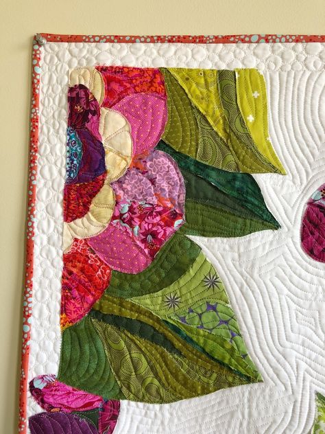 Fabric Art Tutorials, Landscape Art Quilts, Quilted Wall Hanging, Hanging Quilts, Fiber Art Quilts, Fabric Postcards, Flower Quilts, Landscape Quilts, Picture Quilts