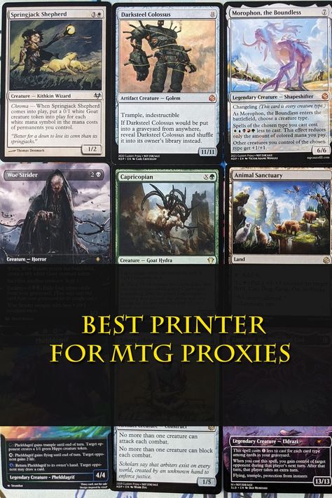 Best Printer For MTG Proxies Mtg Proxy Cards, Best Printer, Mtg Proxies, Mtg Card, Best Printers, Legendary Creature, Magic The Gathering, Graveyard, The Gathering