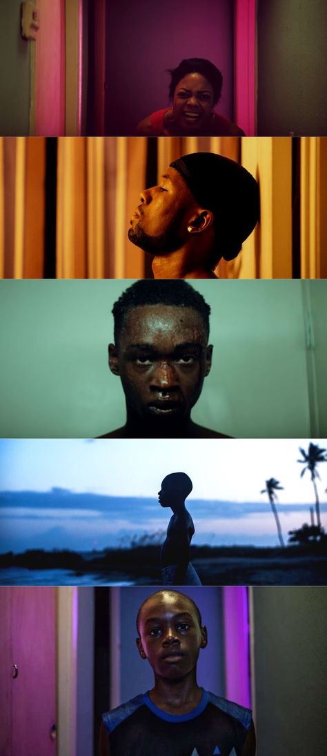 Moonlight (2016) Barry Jenkins Colour In Film, Chiron Moonlight, Colour Grading Film, Lights Out Movie, Production Design Film, Film Grading, Film Stills Cinematography, Moonlight Film, Film Color Grading