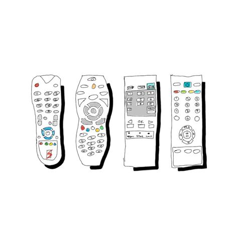 TV remotes Tv Remote Drawing, Tv Sketch, Tv Drawing, School Tv, Art Final, Baby Wreath, Technology Art, Tv Sets, Paper House