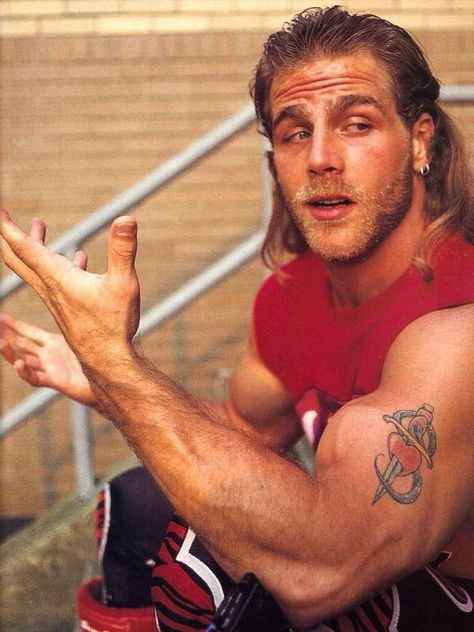 HBK Shawn Michaels Hbk Shawn Michaels, Wwe Shawn Michaels, Wwf Superstars, The Heartbreak Kid, Raveena Tandon, Eddie Guerrero, Not Musik, Professional Wrestlers, Wrestling Stars