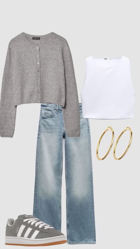 #outfitsinspo #fashion #outfitideas #fits #designer #zara #outfits #outfitinspiration #zaraoutfit Modern School Outfits, Zara Outfit 2024, School Outfits Jeans, Basic Clothes Essentials, Campus 00, Fall Aesthetic Outfit, Zara Outfits, Zara Style, Capsule Wardrobe Women