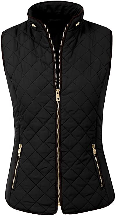 Amazon.com: NE PEOPLE Womens Lightweight Quilted Padding Zip Up Vest Gilet(S-3XL): Clothing Couture, Chaleco Casual, Woman Vest, Zip Up Vest, Lightweight Quilt, Vest Fashion, Fashion Attire, Quilted Vest, Sleeveless Vest