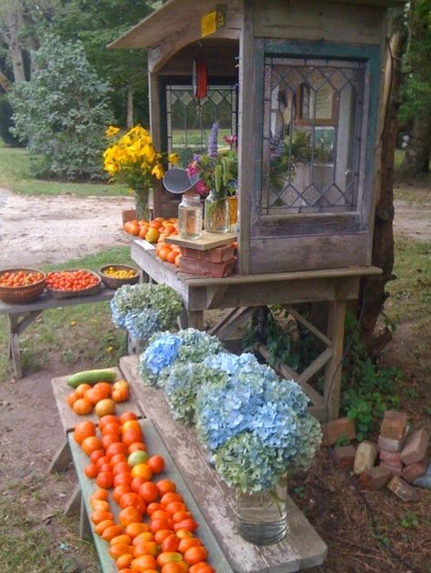 Peddlers Cart, Roadside Stand, Farmers Market Display, Vegetable Stand, Flower Cart, Market Garden, Garden Stand, Farm Market, Fruit Stands