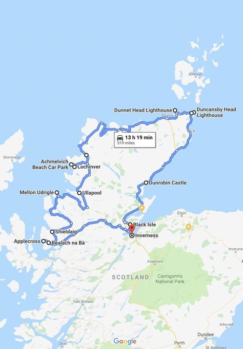 Best Scotland Road Trip Itineraries 1-5 Days Nc 500 Scotland, Scotland Nc500, Nc500 Scotland, Aviemore Scotland, North Coast 500 Scotland, Castles Scotland, Achmelvich Beach, North Scotland, Scotland Beach