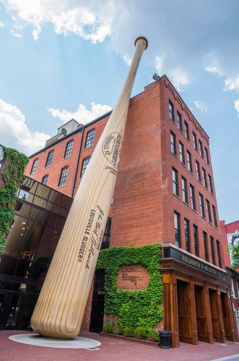 2. The Louisville Slugger Museum & Factory Kentucky Attractions, Louisville Slugger Museum, Kentucky Vacation, Kentucky Bourbon Trail, Kentucky Travel, Bourbon Trail, Louisville Slugger, My Old Kentucky Home, Louisville Kentucky